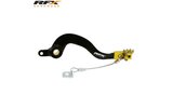 Brake Pedal RFX Pro hard anodized black / yellow Suzuki RM 85