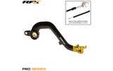 Brake Pedal RFX Pro folding black / yellow Suzuki RM 250