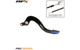 Brake Pedal RFX Pro hard anodized black / blue Yamaha YZF / WRF 250