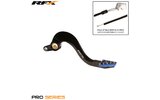 Brake Pedal RFX Pro hard anodized black / blue Yamaha YZF / WRF 450