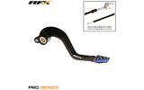 Brake Pedal RFX Pro hard anodized black / blue Yamaha YZ 125 / 250