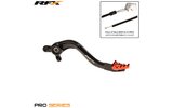 Brake Pedal RFX Pro hard anodized black / orange SX / TC 2016