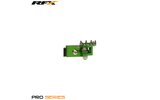 Brake Pedal Tip RFX Pro folding CNC green