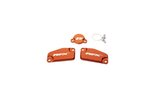 Brake / Clutch Cylinder Cover (set) RFX Pro orange KTM SX65 / 85 (Formula brake + clutch)