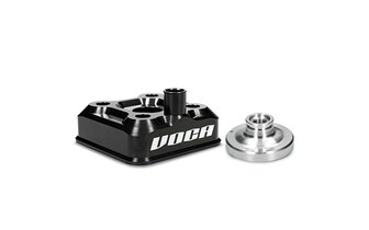 Sylinterikansi modulaarinen Voca Race Kansi 54mm Yamaha DT LC/D musta