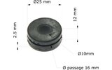 Buffer / Silentbloc Tourmax Honda CBR900RR