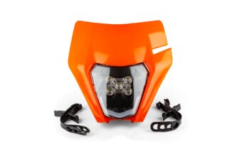 LED Enduro ajovalo STR8 tyyppi KTM EXC oranssi