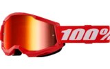 MX Goggles 100% Strata 2 red red mirror