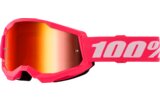MX Goggles 100% Strata 2 pink red mirror