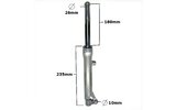 Fork Tube right 450mm long Kymco Filly 1 / Baotian Speedy 1