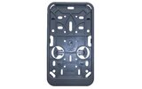 License Plate Holder vertical 100 x 175 black