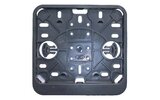 License Plate Holder horizontal 145 x 125 black
