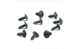 Screw Set 5,0x12mm black (x10)