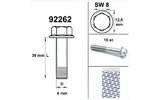 Engine Bolt wrench size 8 M6x 35 silver (x10)