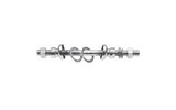 Rear Wheel Axle with bearing Puch Maxi 12mm
