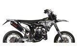 Graphics Kit Fantic XM 50 after 2023 Stage6 Blanc
