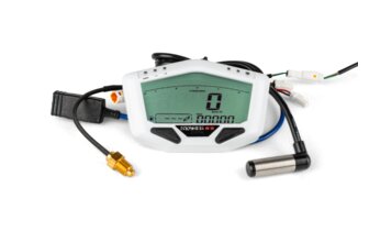 Nopeusmittari monitoiminen digitaalinen Stage6 R/T MK2 valkoinen
