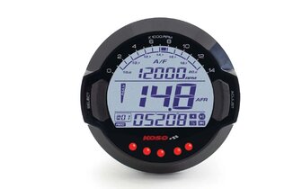 Ilma-/polttoainemittari ja kierroslukumittari Koso DL-03A + BOSCH® LSU 4.9 -anturi