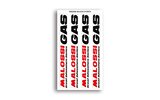 Sticker Set Malossi Gas 8x14cm