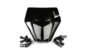 LED Enduro ajovalo STR8 KTM EXC musta / sävytetty linssi