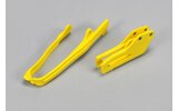 Chain Guide / Swingarm Slider Set Suzuki RM-Z 450 2007 yellow UFO