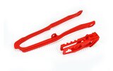 Chain Guide / Swingarm Slider Set Honda CRF 250 / 450 2017-2021 red