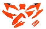 Plastic Kit with fork guards KTM after 2023 neon orange