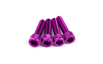 Imusarjan ruuvisarja STR8 M6x25mm Alu Violetti (x4)