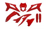 Plastic Kit with fork guards Beta RR 300 after 2020 red