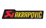 Sticker Akrapovic heat resistant 90mm