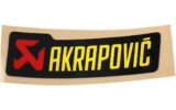 Sticker Akrapovic heat resistant 90x26mm