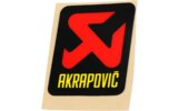 Sticker Akrapovic heat resistant 60x70mm