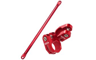 Poikkitanko ja kiinnikkeet 22 mm Voca Racing Alu, punainen