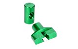 Brake Cable Adjuster M6 aluminium green