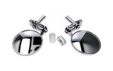 Mirror Set for handlebar ends chrome round