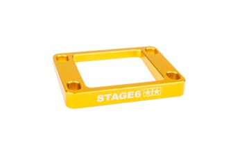 Reed-venttiilin välikappale 5° kaltevuuteen AM6 / Derbi Stage6 keltainen