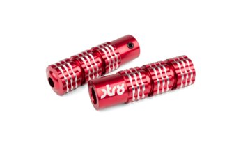 Jalkatapit STR8 Ultra Grip Alu, punaiset
