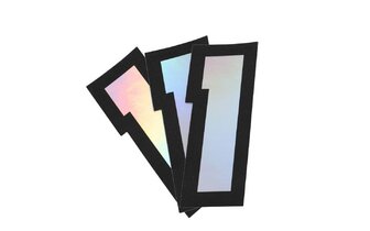 Levyn numero 1 Doppler-hologrammit 10x7,5cm (x3)