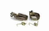 Footpegs Yamaha YZF 250 - 450cc Scar anti mud Titanium