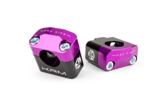 Ohjaustangon kiristimet 28 mm KRM musta / violetti