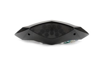 LED-takavalo STR8 vilkuilla, musta viiva, Peugeot Speedfight 3/4