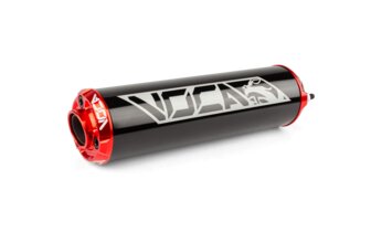 Äänenvaimennin Voca Alu CNC musta/punainen