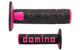 Grips Domino A360 Offroad Black / Pink (closed end)
