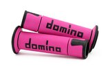 Grips Domino A450 On-Road Racing Pink / Black (open ends)