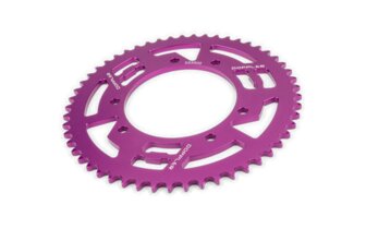 Takaratas 53T / 420 Doppler alu CNC violetti Rieju MRT / Senda / DT50