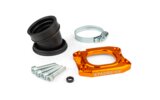 Intake Manifold Stage6 360° AM6 / Derbi orange for PWK 30 - 36mm
