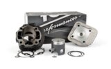 Cylinder Kit Top Performances black 70cc 12mm pin Minarelli horizontal AC