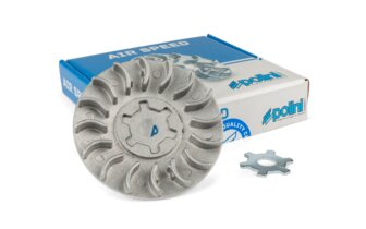 CVT-tuuletinpyörä Polini tähtialuslevyllä Yamaha Aerox
