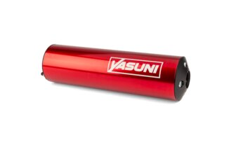 Äänenvaimennin Yasuni 50cc moottoripyörälle, punainen (vasen puoli)