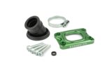 Intake Manifold Stage6 360° AM6 / Derbi green for Dellorto / CP